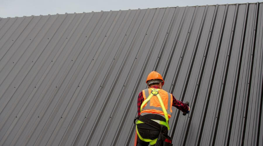 Professional metal roof installation services in West Concord, MN